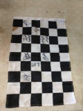 Toledo speedway signed flag