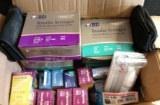 Lot of diabetic supplies including syringes