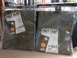 2 two packs 9 by 9 tarps