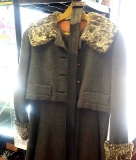 Harvey Berin gray dress and matching coat