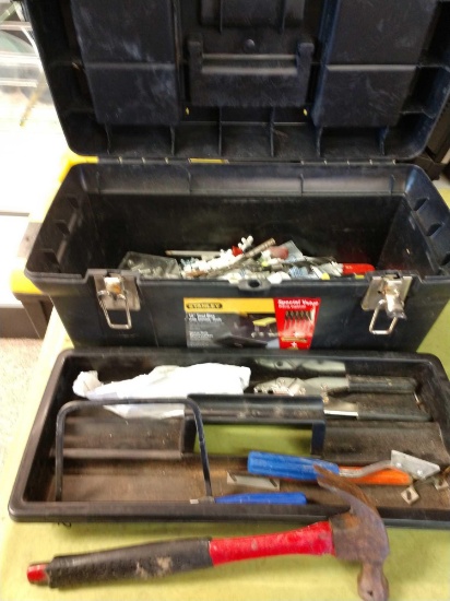 Stanley 19-inch tool box with contents