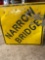 30 x 30 narrow bridge sign