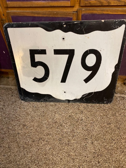 30 x 24 Route 579 sign