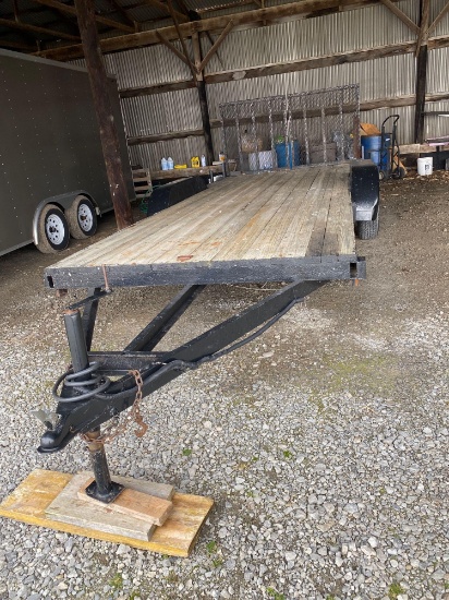 20 foot long equipment trailer/flat bed