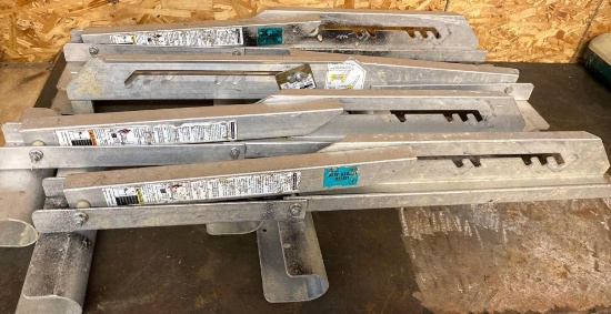 Lot of four ladder jacks