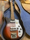 Vintage Silvertone electric guitar