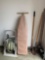 Hose and reel ironing board shovel Rake