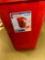Sterilite touch top 7.5 gallon wastebasket