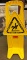 Rubbermaid 2 foot tall caution sign