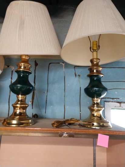 Pair of matching lamps