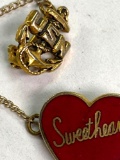 USN sweetheart pin