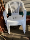 For nice white plastic lawn chairs