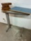 wooden boxes and Hospital table on wheels