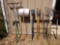 Yard tool lot including gate, post hole digger, Pitchfork, and more see pictures