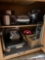 contents in cabinet in kitchen