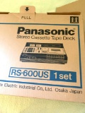 Panasonic stereo cassette tape deck