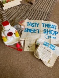 Snowcone machine and tasty treat sweet shop kit