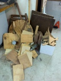 Scrap wood pile