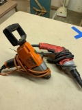 Milwaukee and Black & Decker drills