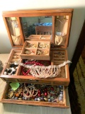 Jewelry box and costume jewelry