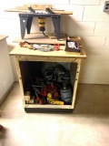 Tool bench with contents