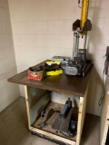 Tool bench with tools