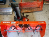 Kubota B2650 3 point snow thrower attachment