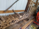 Cut firewood and miscellaneous wood in barn