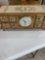 Jewelry box clock, vintage box