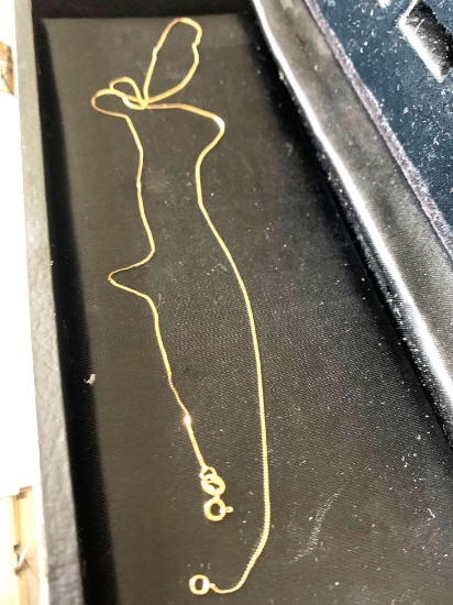 14 K gold necklace