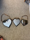 Three heart mirrors