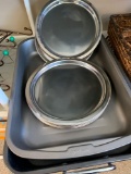 Cake pans and metal plates