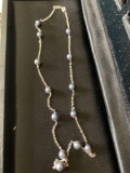 14 K beaded necklace