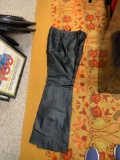 Size 14T black leather pants