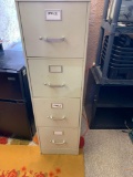 Tall four drawer filing cabinet