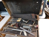 Assorted tools in box