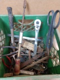Old tool lot including Craftsman ratchet