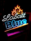 Labatt blue neon sign