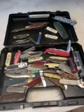 Large lot of pocket knives