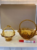 Amber colored baskets