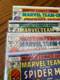 Marvel comics group issue 54, 55, 56, and 58