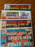 Marvel comics group issue 71, 72, 73, and 75