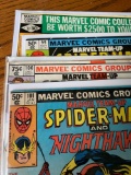 Marvel comics group issue 97, 99, 100, and 101