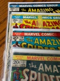 Marvel comic groups the amazing Spiderman number 124 125 one30131