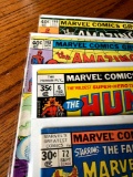 Marvel comics group issue 72, 6, 198 and 199