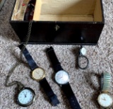 Jewelry box with watches