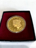 Replica gold coin