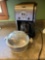 Cuisinart coffee maker and vintage guardian pan with lid