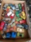 Assorted vintage toy car and truck lot