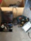 Power hand tool lot including light